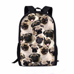 Cat Dog Backpack for  Student