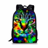 Cat Dog Backpack for  Student