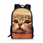 Cat Dog Backpack for  Student