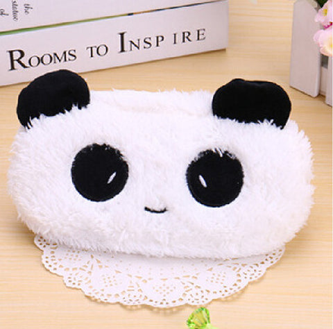 Super Kawaii Fluffy Panda lush Toy  Bag ,