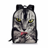 Cat Dog Backpack for  Student