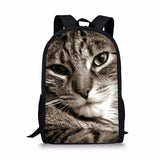 Cat Dog Backpack for  Student