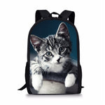 Cat Dog Backpack for  Student