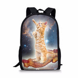 Cat Dog Backpack for  Student