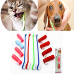 One Set Pet Cat Dog toothbrush