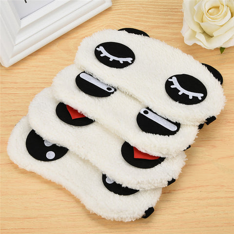 New Cute Face White Panda Eye mask