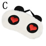 New Cute Face White Panda Eye mask