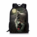 Cat Dog Backpack for  Student